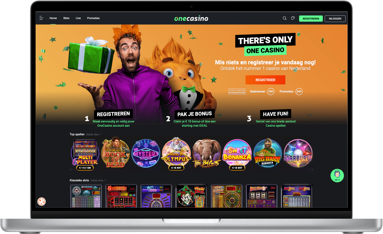 No deposit bonus casino nederland