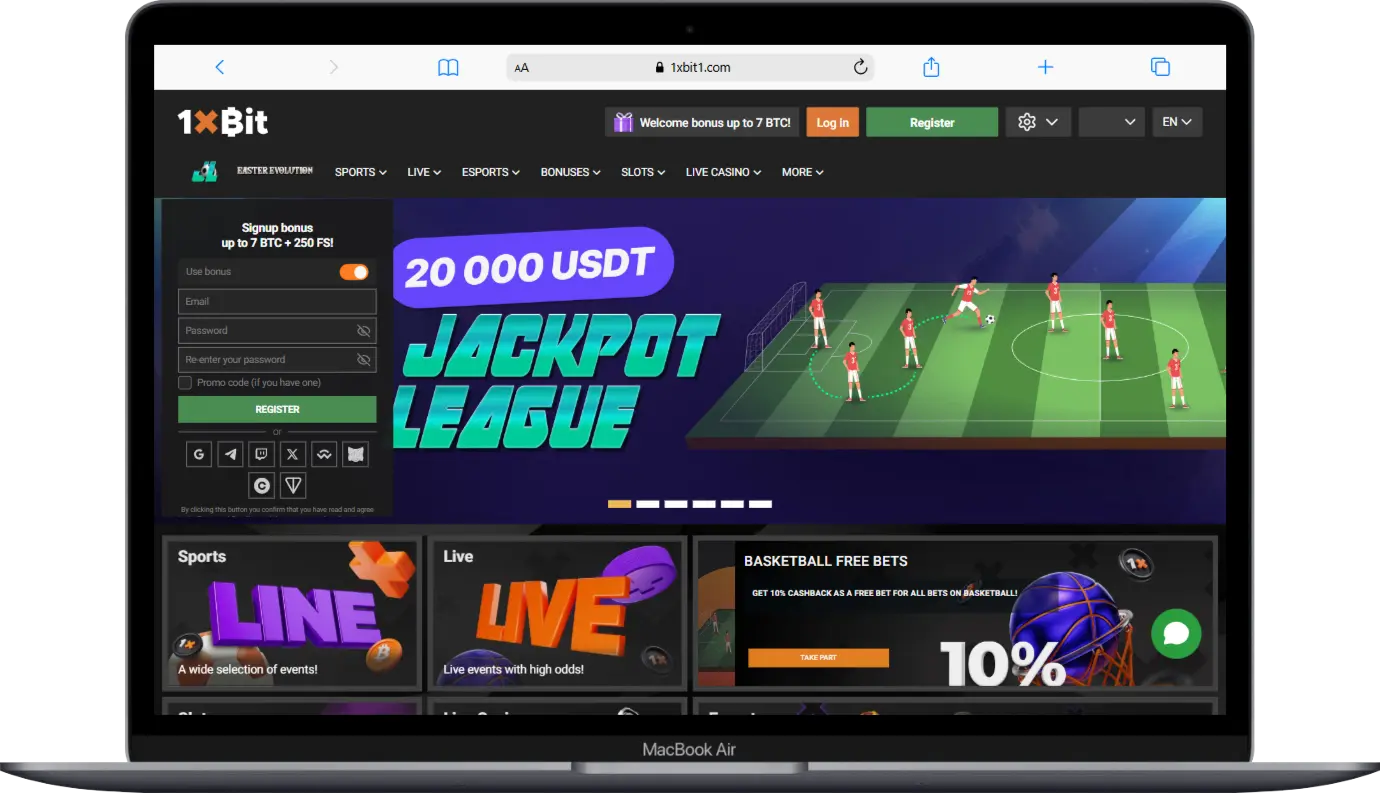 Official Site 1xBit Official Site 1xBit screenshot