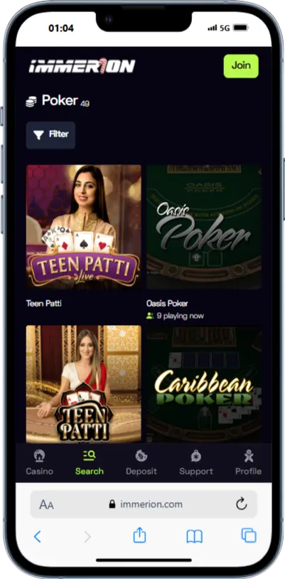 Poker Immerion Poker Immerion