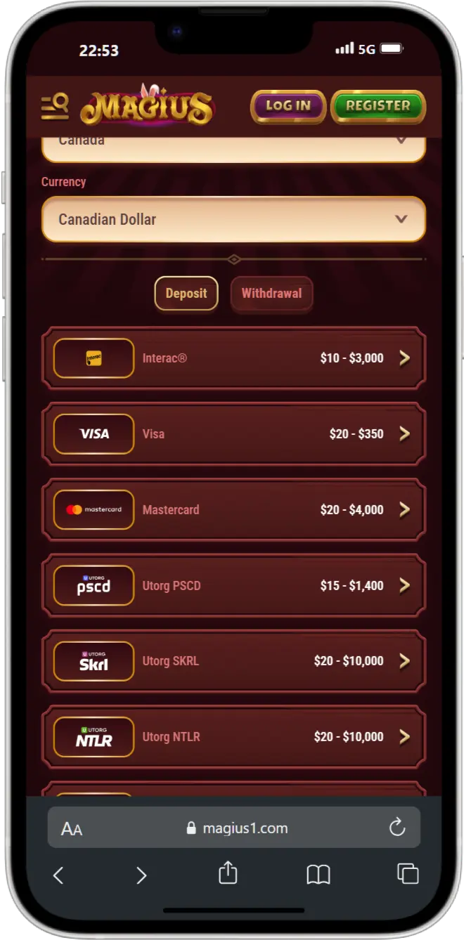 Payment Methods Payment Methods screenshot