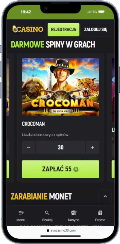 Sklep Avo Casino Sklep Avo Casino zrzut ekranu