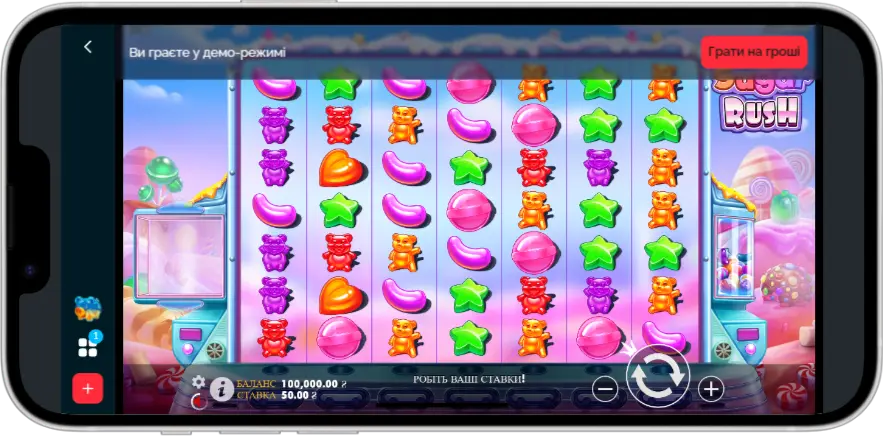 Sugar Rush в Vegas UA Sugar Rush в Vegas UA Скріншот