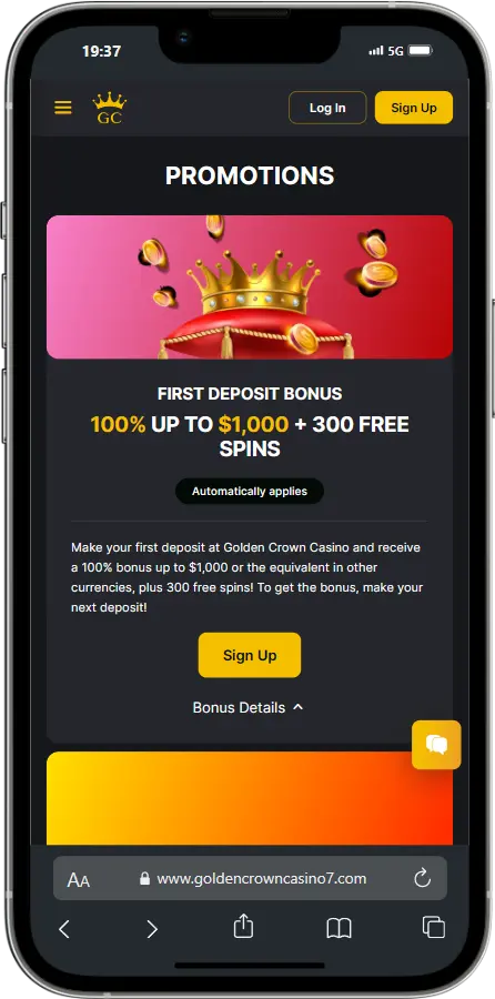 Bonuses Golden Crown Golden Crown Bonuses