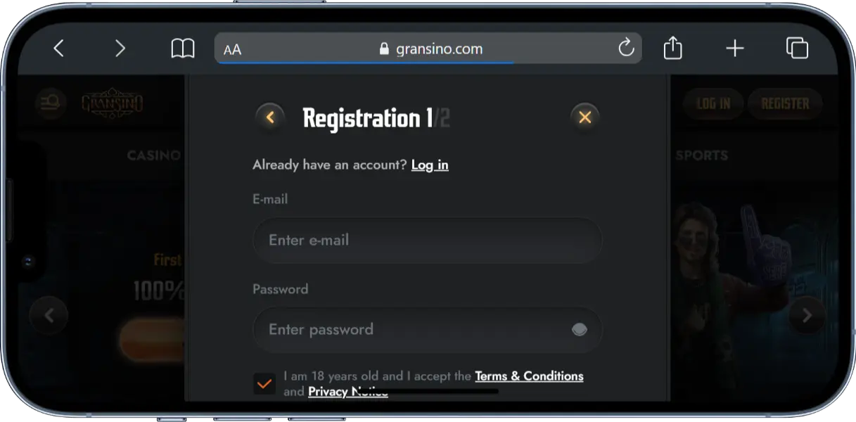Sign Up Sign Up screenshot