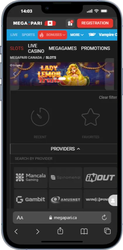 Online Games Megapari