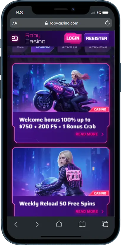 Bonuses RobyCasino Bonuses RobyCasino