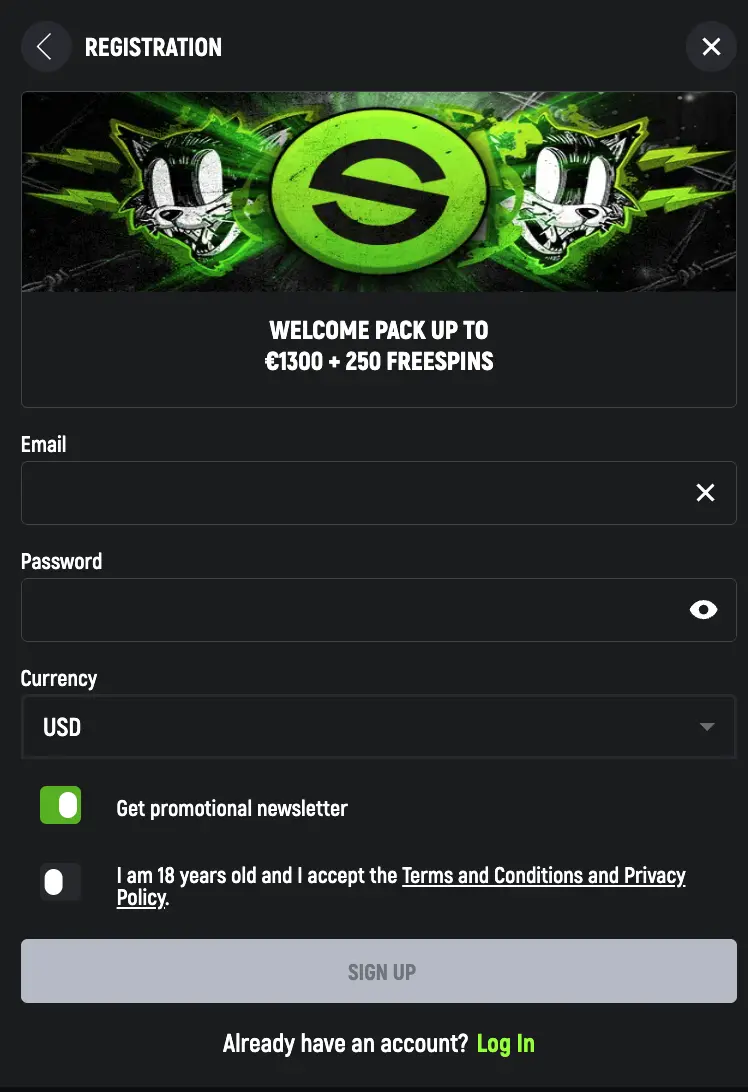 Register Register SpinGreen