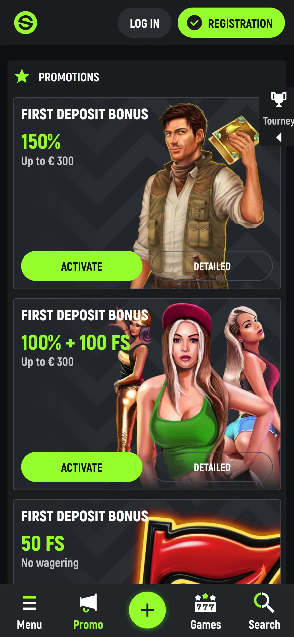 website Welcome Bonus SpinGreen