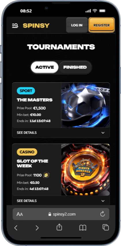 Tournaments Tournaments Spinsy