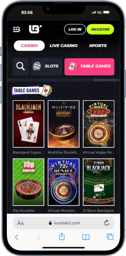 Table Games Lunubet Lunubet Table Games
