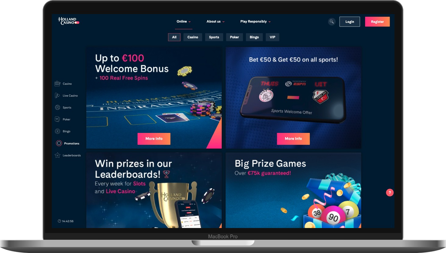 Holland casino welkomstbonus