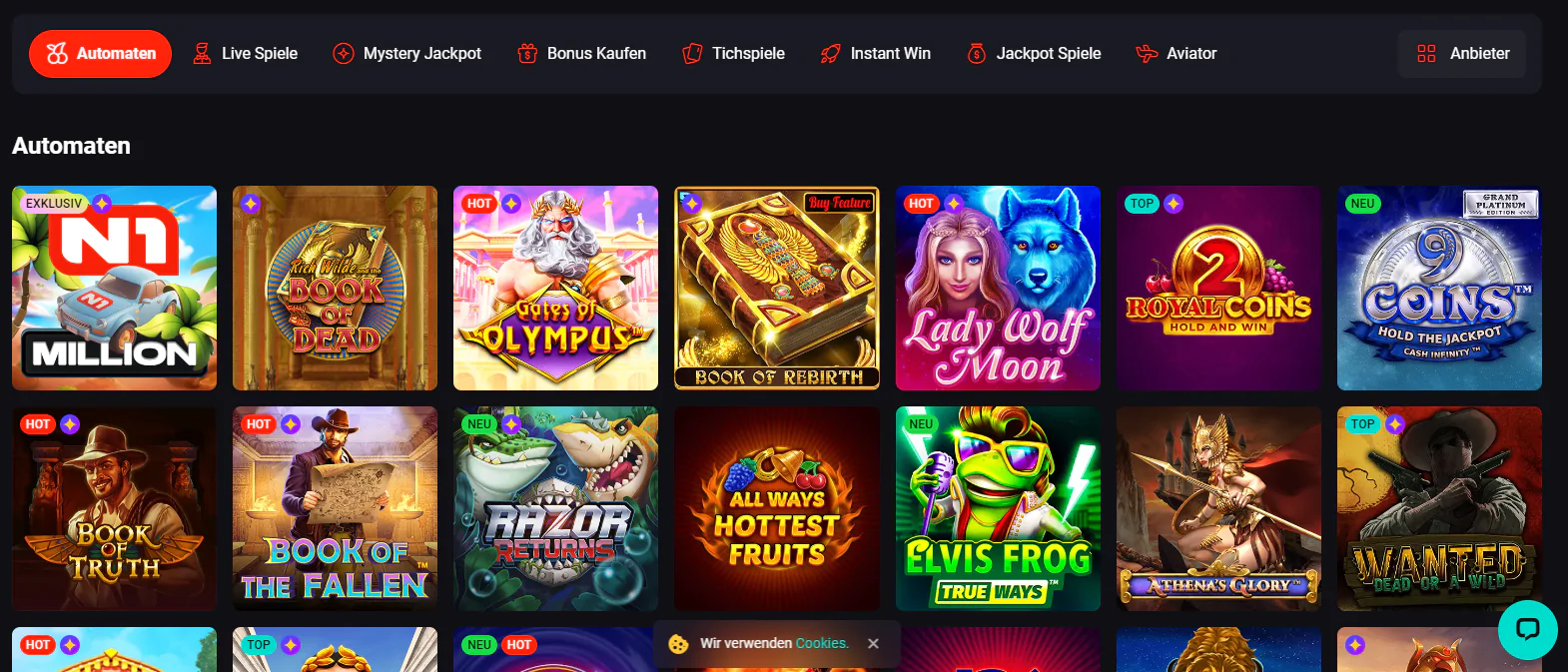 N1 casino Spielautomaten N1 casino