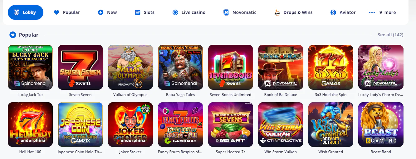 Vulkan Vegas Spielautomaten Vulkan Vegas casino