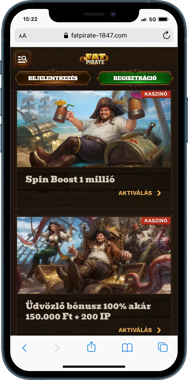 FatPirate Casino FatPirate Casino bónusz program