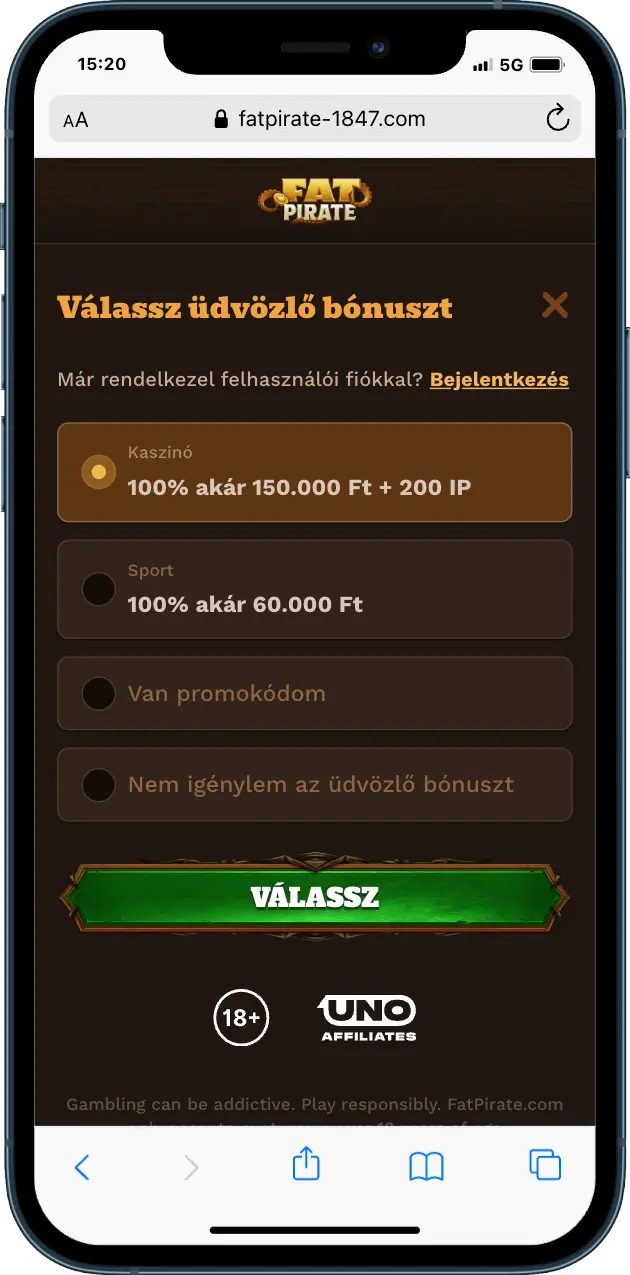FatPirate Casino FatPirate Casino regisztráció