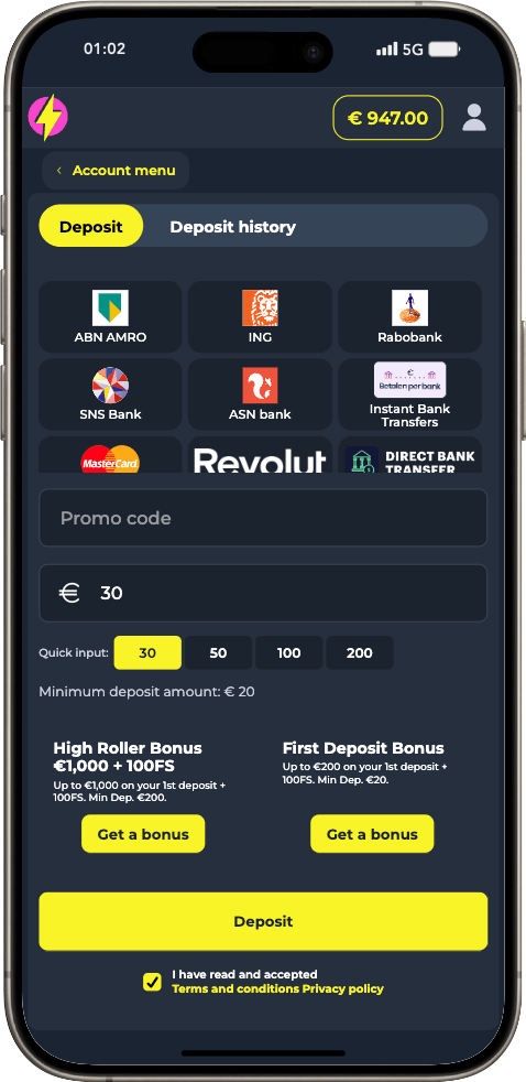 Casino deposit minimum Casino deposit minimum