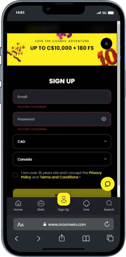 Регистрация в Moonwin Регистрация в Moonwin