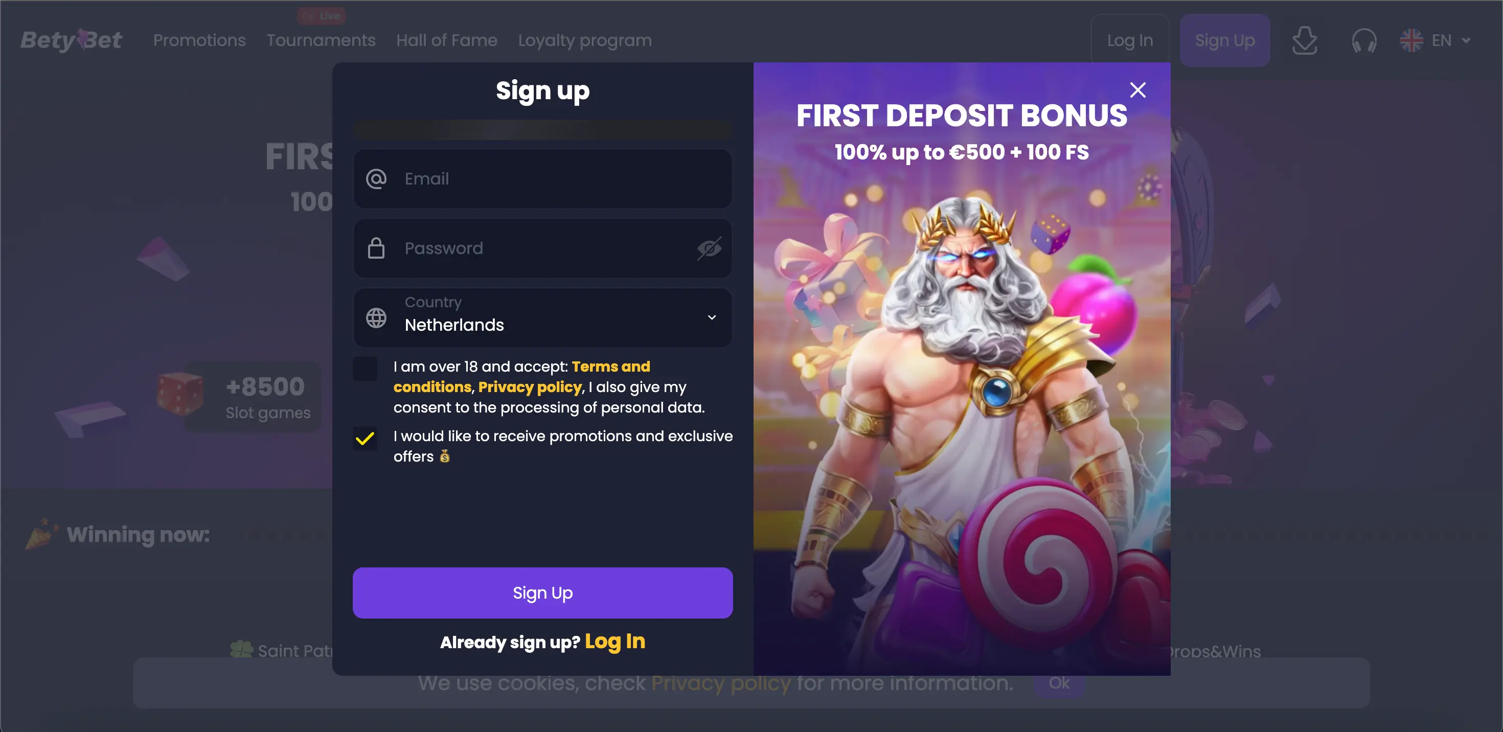BetyBet Registratie BetyBet Casino