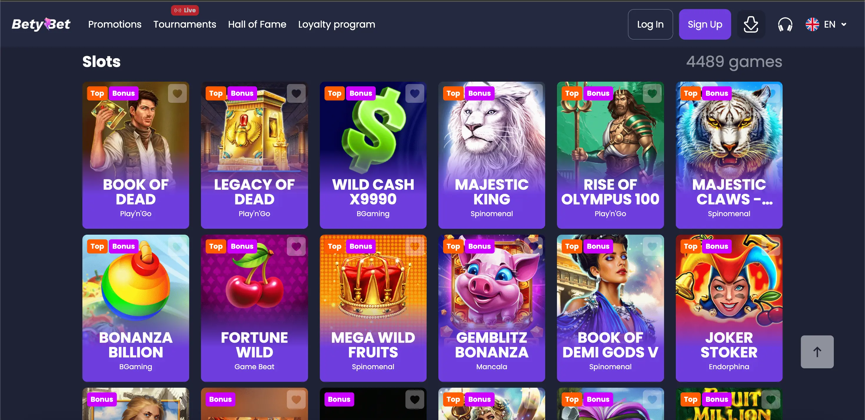 BetyBet Slots BetyBet Casino
