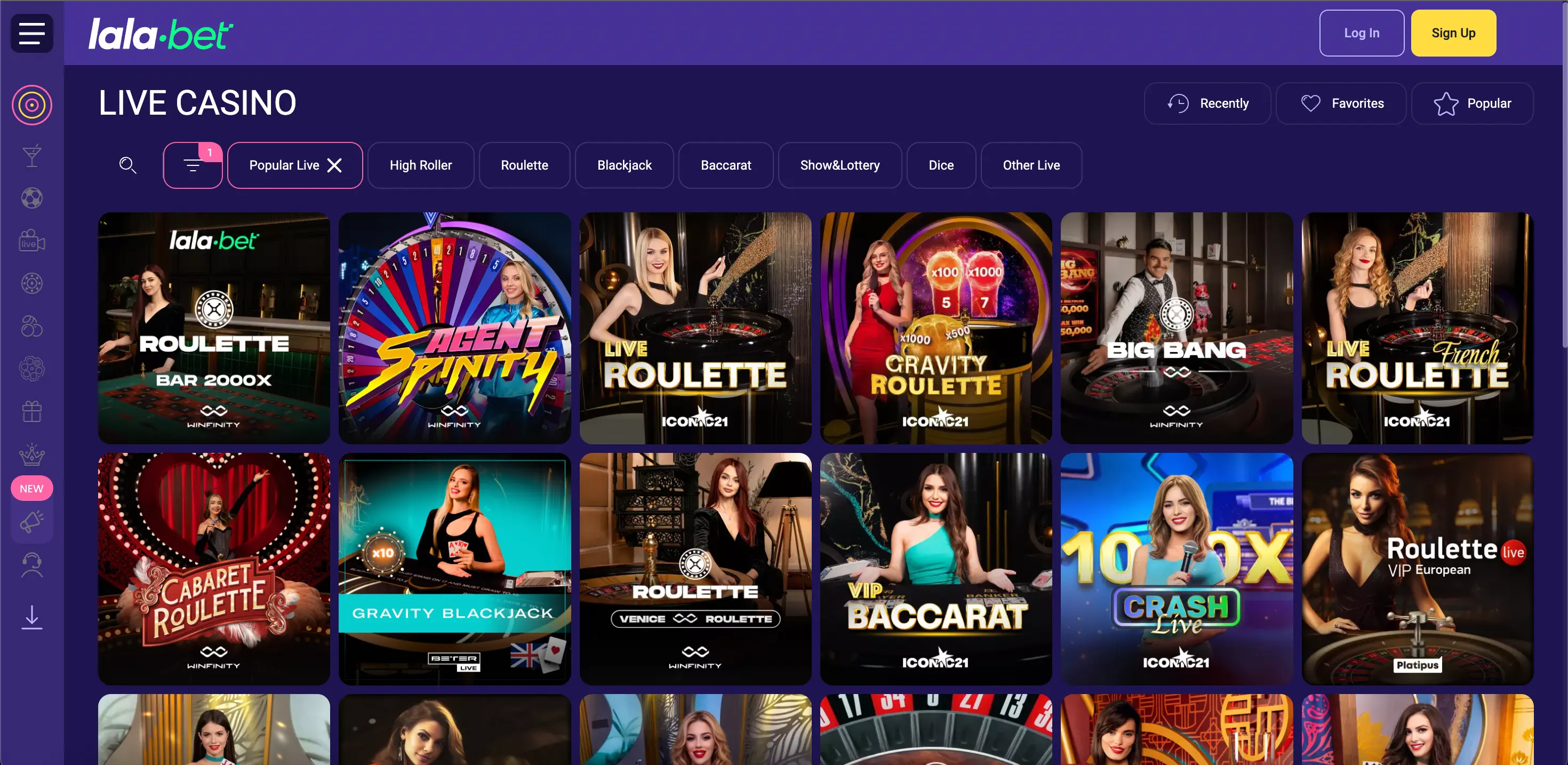 LalaBet Casino Live