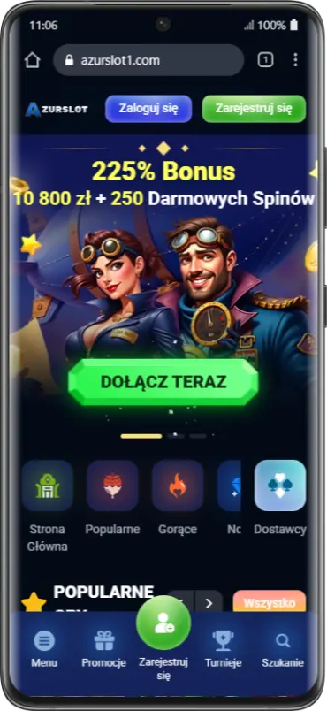 Wersja mobilna Azurslot