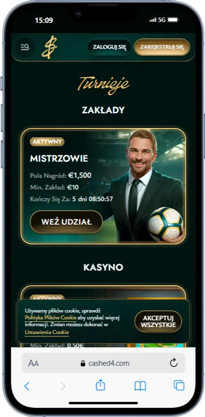Turnieje Turnieje Cashed