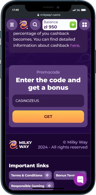 MilkyWay kod promocyjny MilkyWay wprowadź kod promocyjny