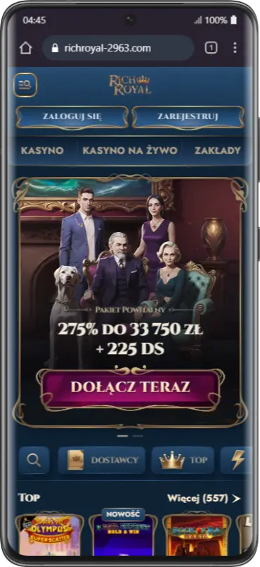 Wersja mobilna Rich Royal