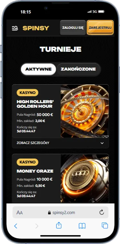 Turnieje Turnieje Spinsy