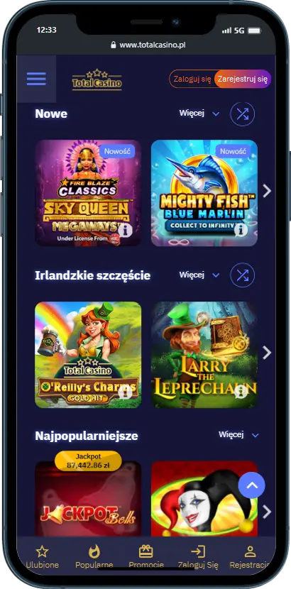 Total Casino официальный сайт Total Casino официальное казино Польша